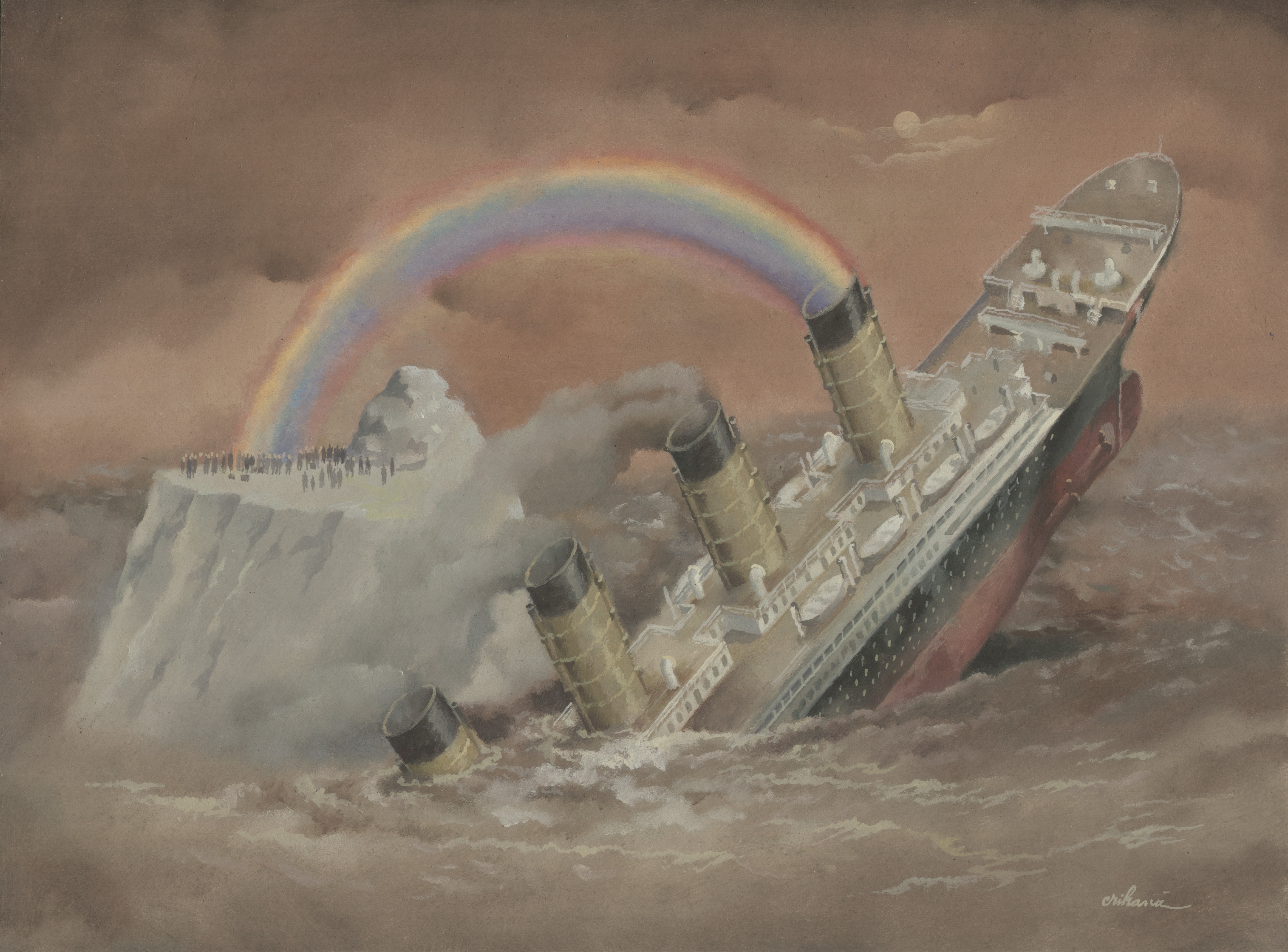 Debarcare pe acel aisberg